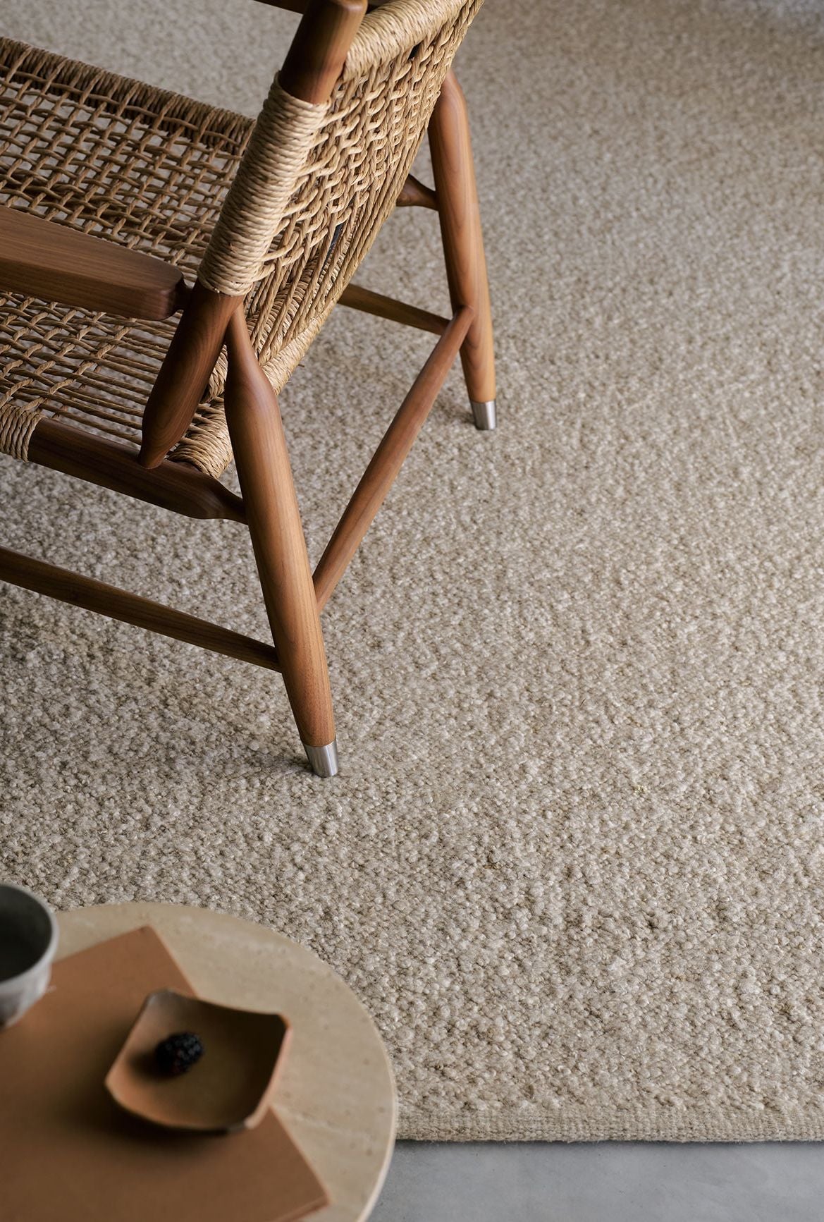 Armadillo Pebble Rug Hand-Spun New Zealand Wool