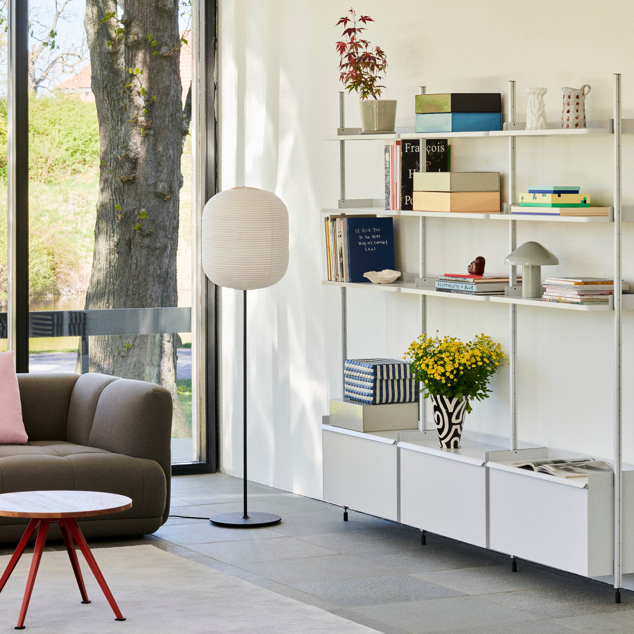 HAY Pao Portable Lamp - Cool Grey