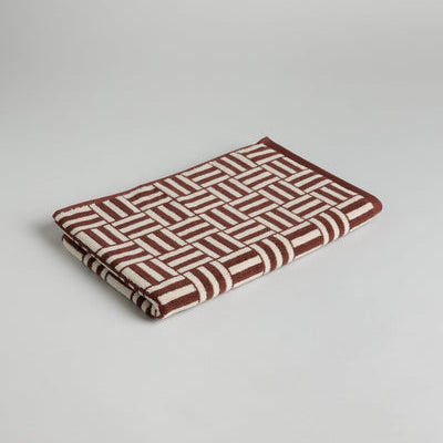 BAINA Saroma Bath Mat Mudbrick & Crème 50 x 80cm