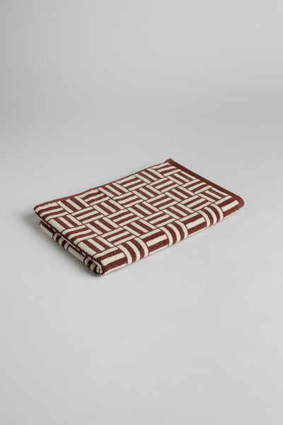 BAINA Saroma Bath Mat Mudbrick & Crème 50 x 80cm