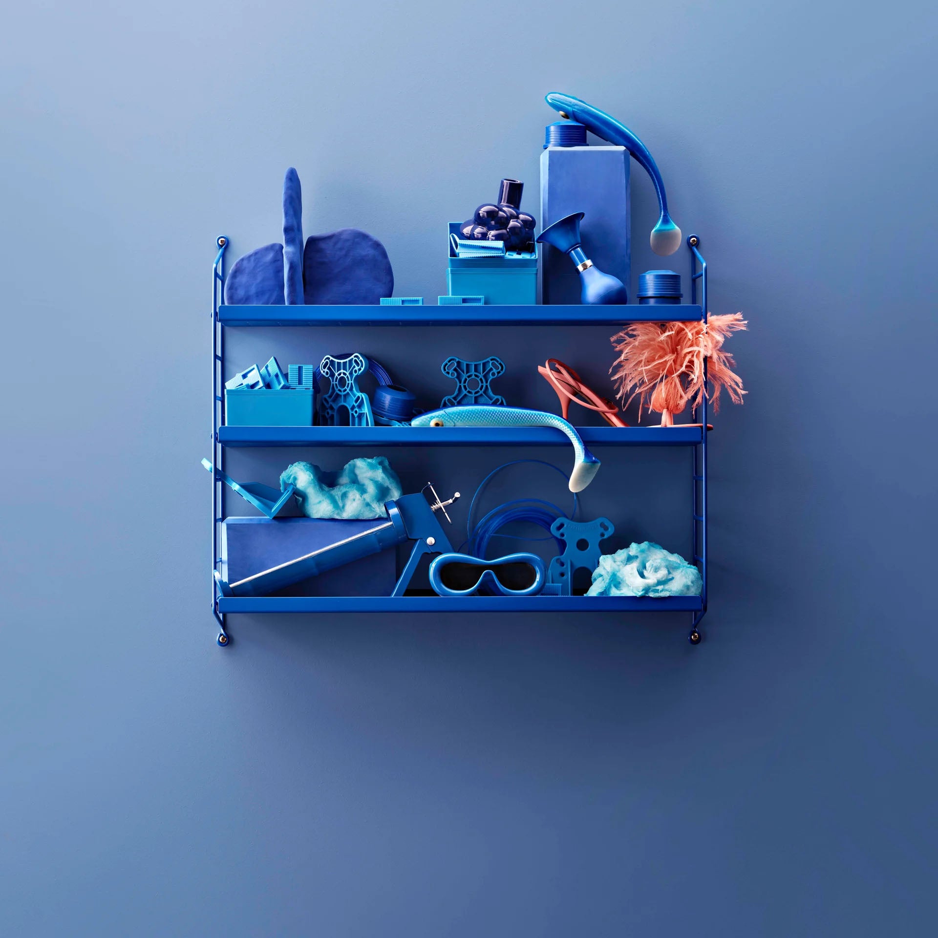 String Pocket Metal Blue