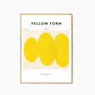 The Poster Club Emma Lawrenson Yellow Form