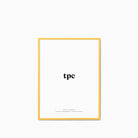 The Poster Club Frame Yellow