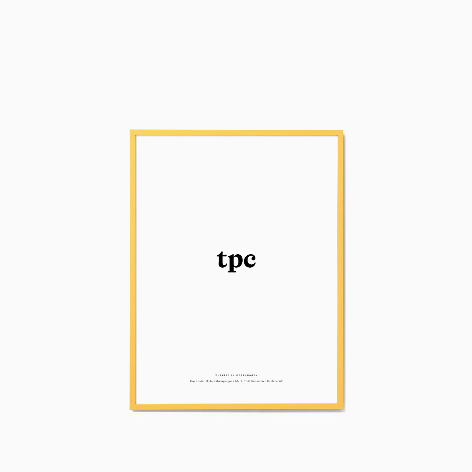 The Poster Club Frame Yellow