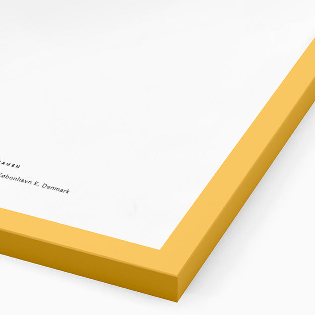 The Poster Club Frame Yellow