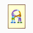 The Poster Club Lisa Uhrskov - Crossroads with Dark Oak Frame