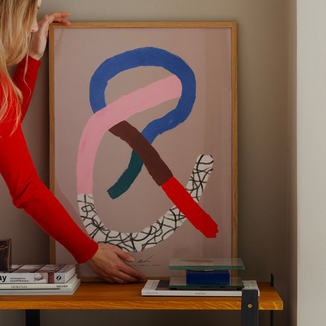 The Poster Club Matias Larrain Abstract Typography