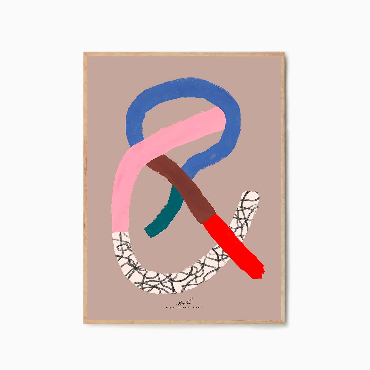 The Poster Club Matias Larrain Abstract Typography