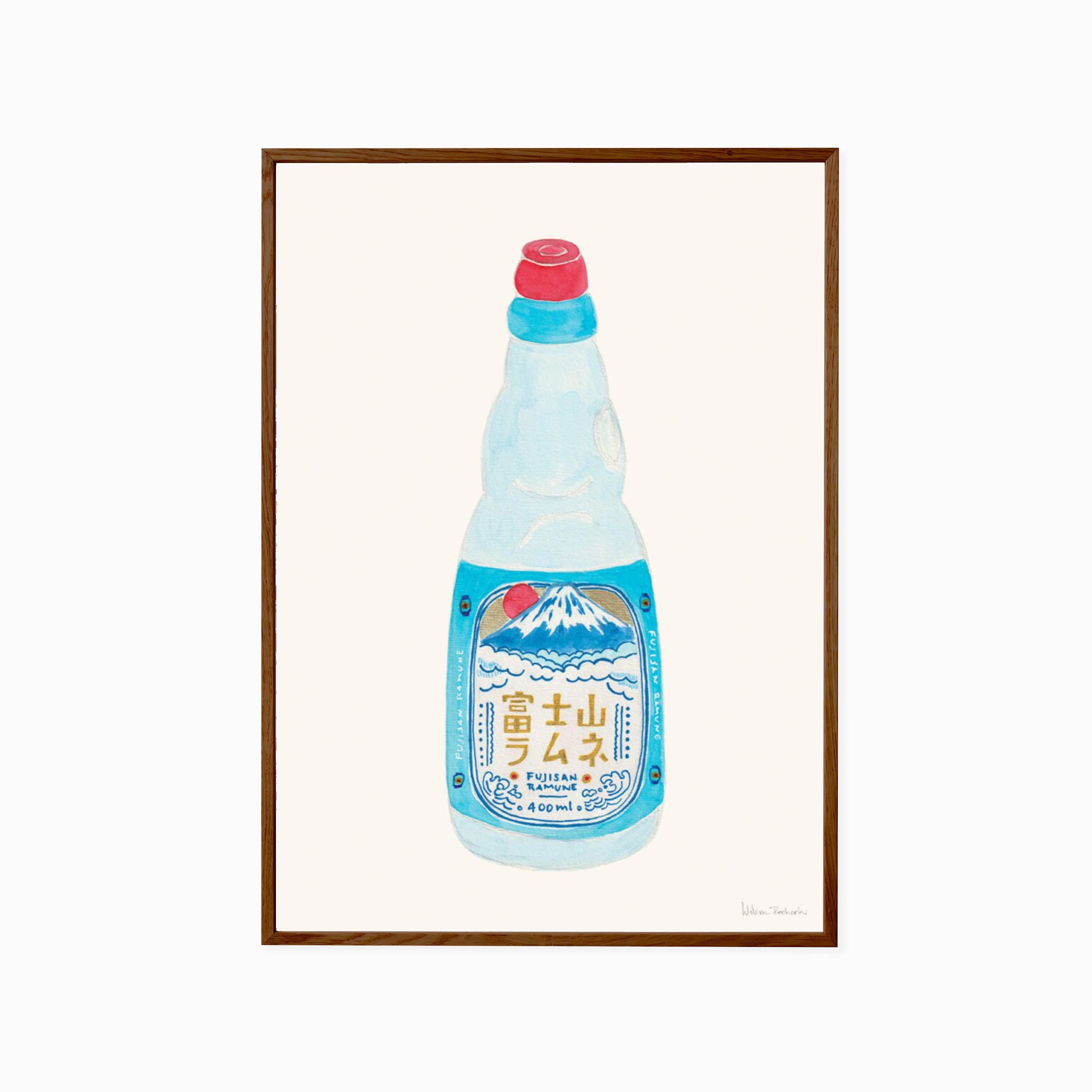 The Poster Club Melina Pecharki - Fujisan Ramune