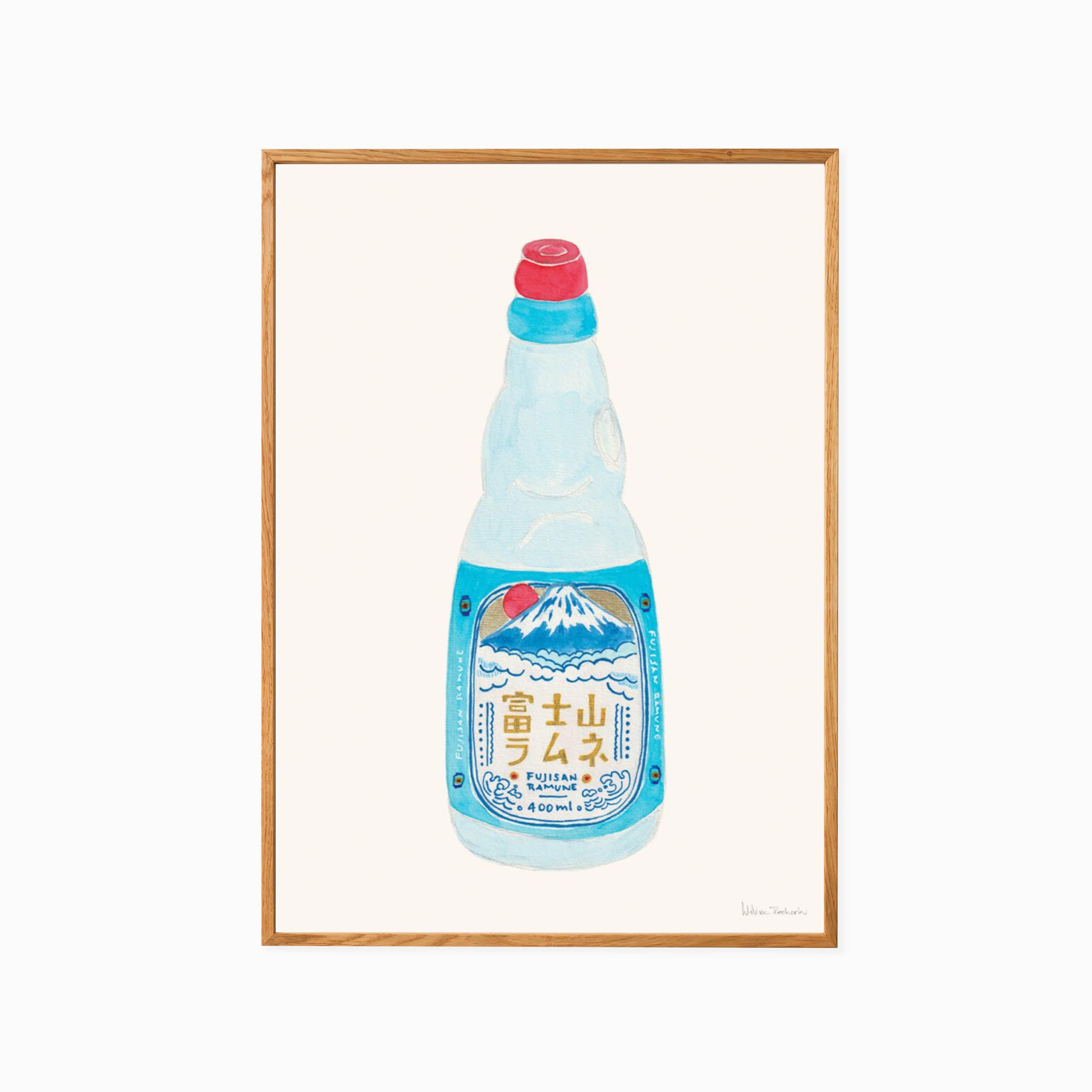 The Poster Club Melina Pecharki - Fujisan Ramune