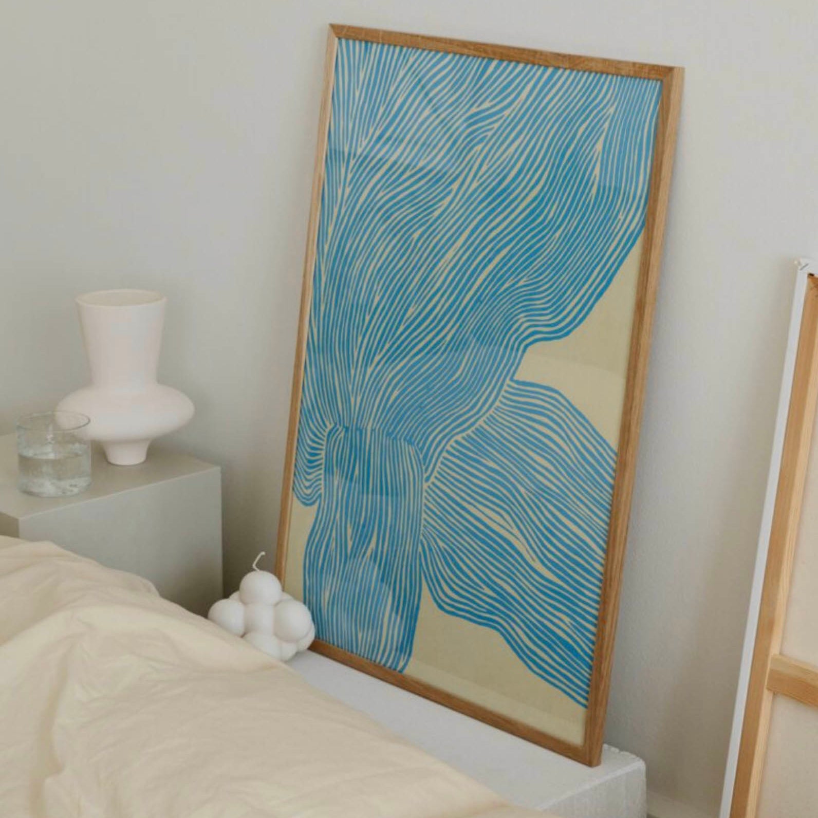 The Poster Club - Rebecca Hein The Line - Blue