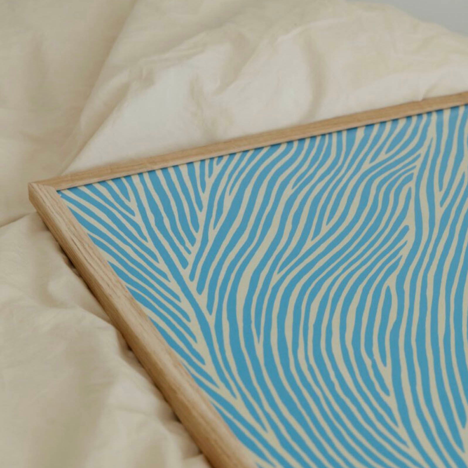 The Poster Club - Rebecca Hein The Line - Blue