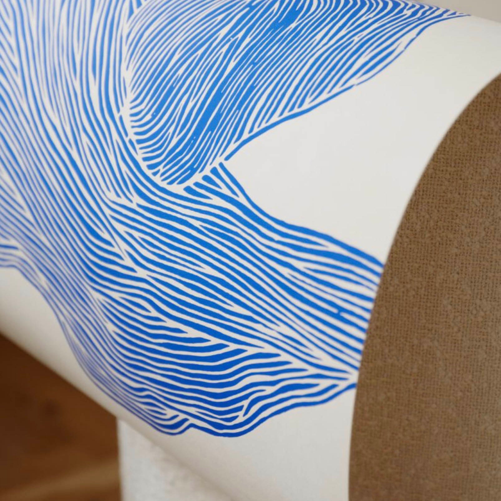 The Poster Club - Rebecca Hein The Line - Navy