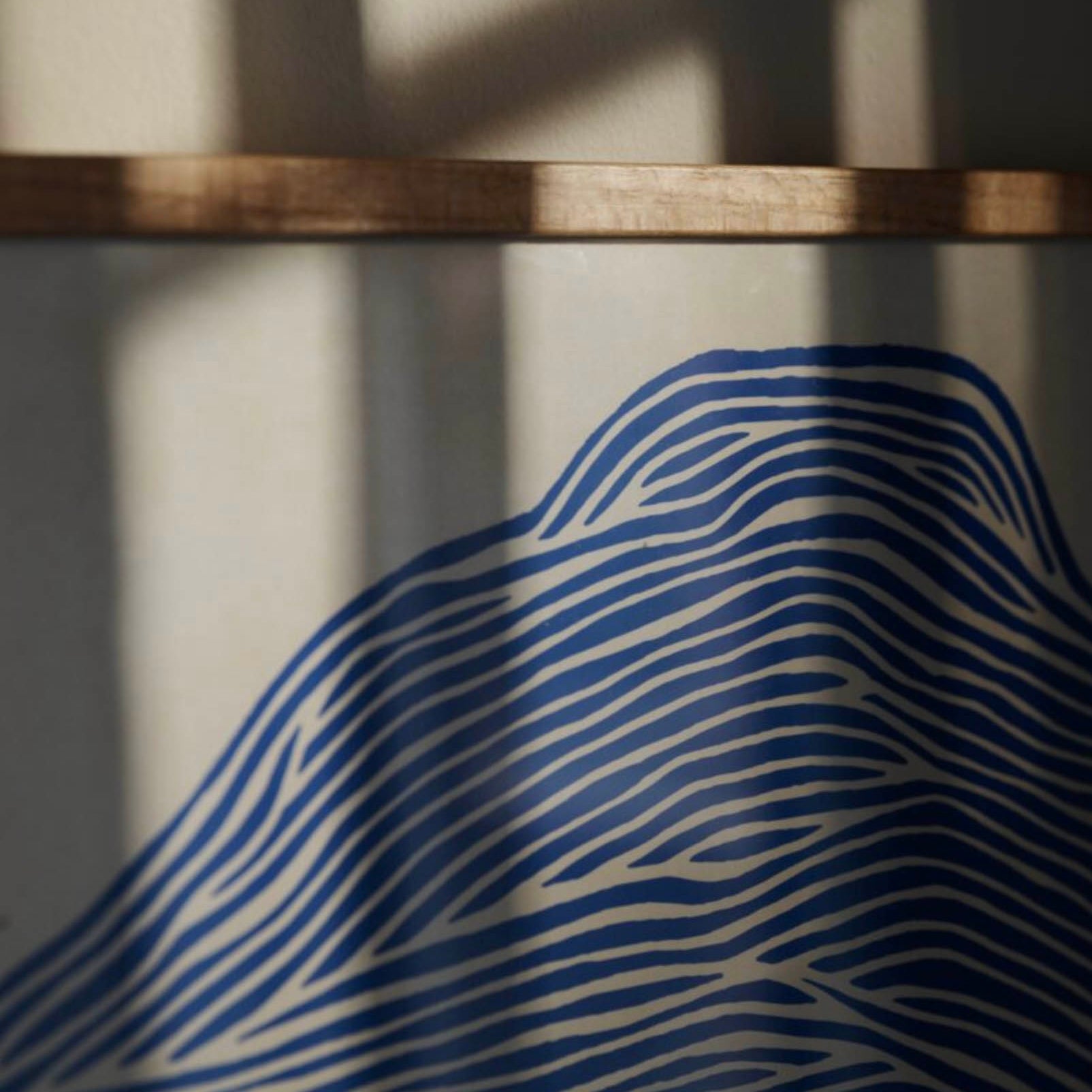 The Poster Club - Rebecca Hein The Line - Navy