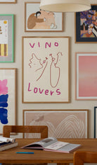 The Poster Club Ruby Hughes Vino Lovers