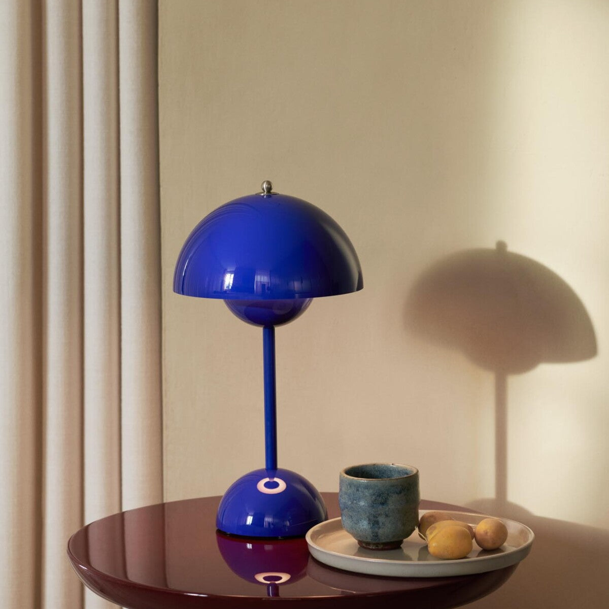 &Tradition Flowerpot Lamp Portable Cobalt Blue
