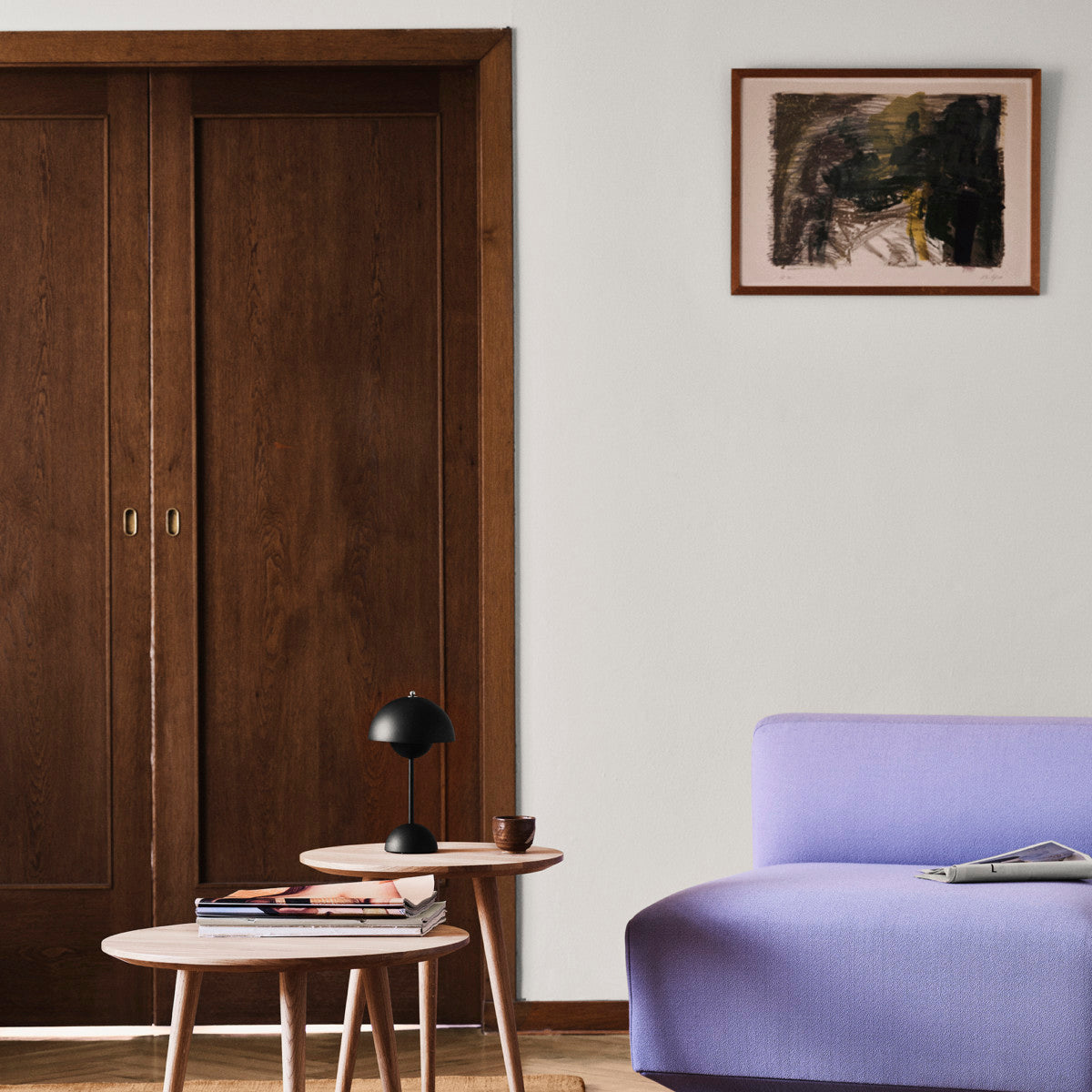 &Tradition Flowerpot Lamp Portable Matt Black