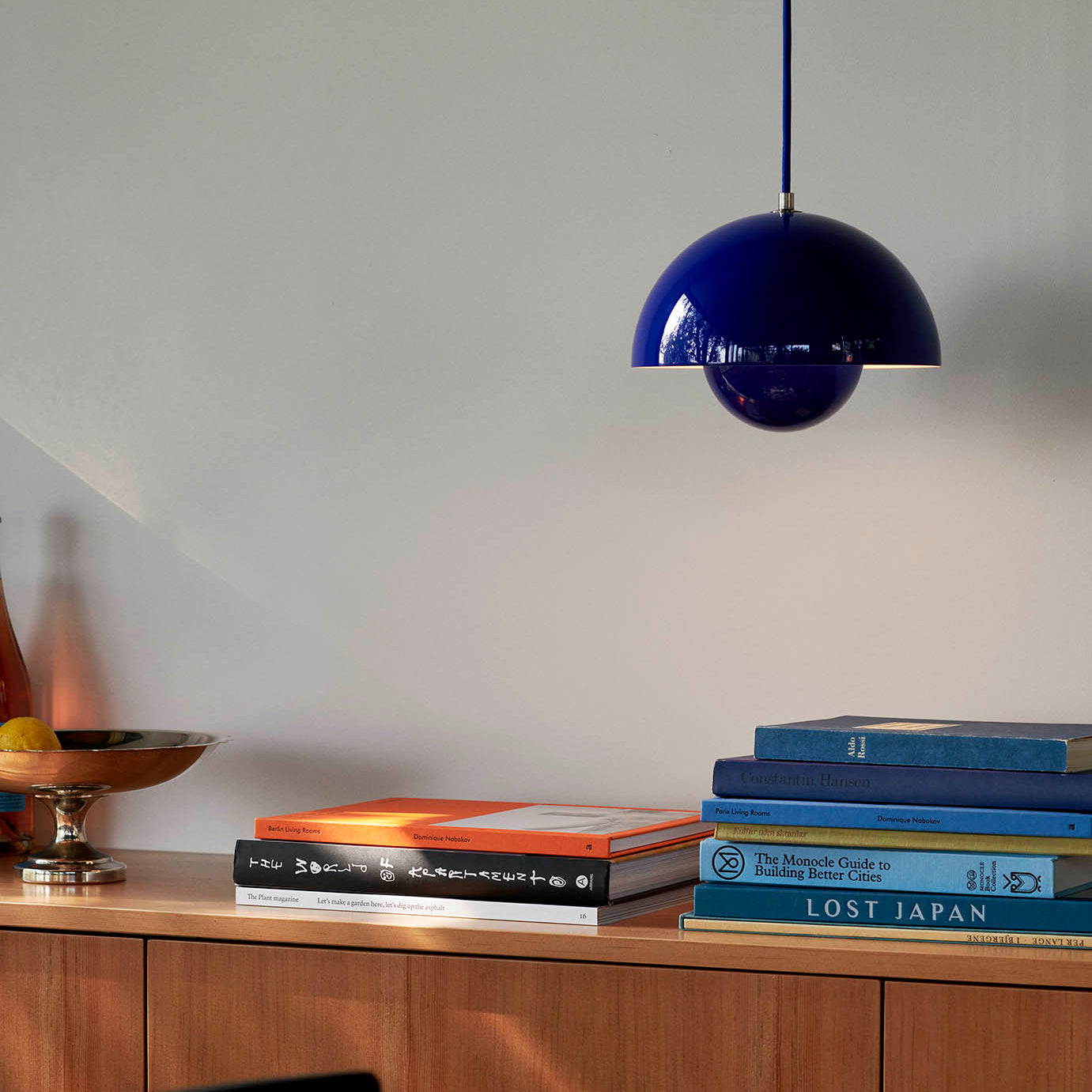 &Tradition Flowerpot Pendant VP1 Cobalt Blue