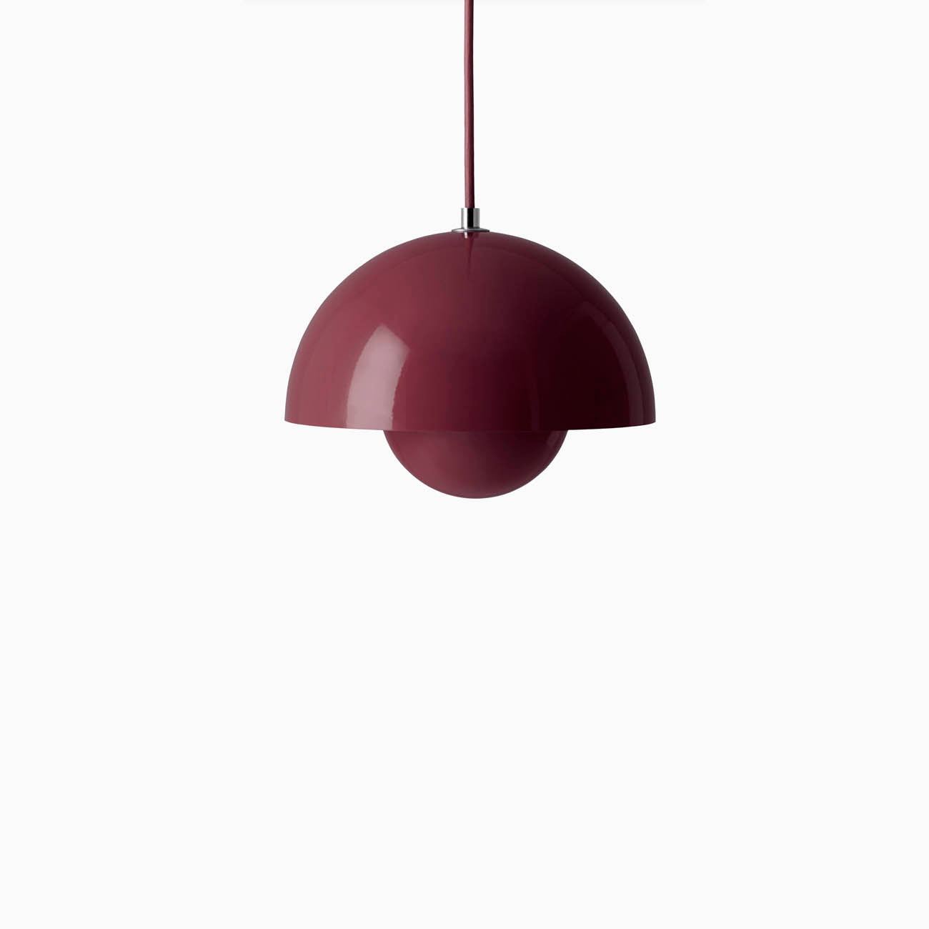 &Tradition Flowerpot Pendant VP1 Dark Plum