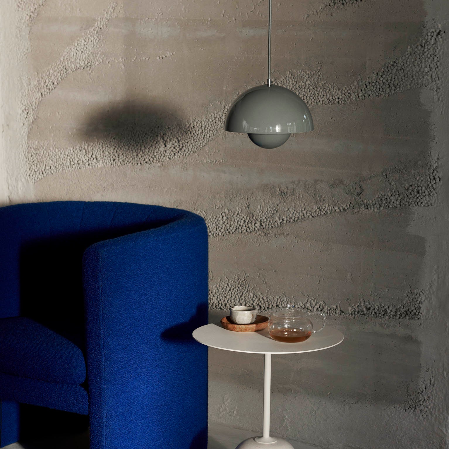 &Tradition Flowerpot Pendant VP1 Stone Blue