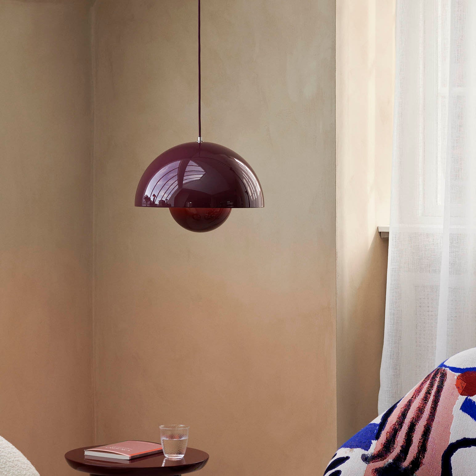 &Tradition Flowerpot Pendant VP7 Ø37cm Dark Plum