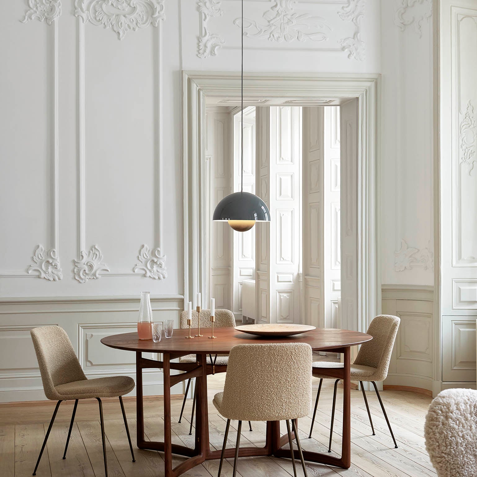 &Tradition Flowerpot Pendant VP7 Ø37cm Stone Blue