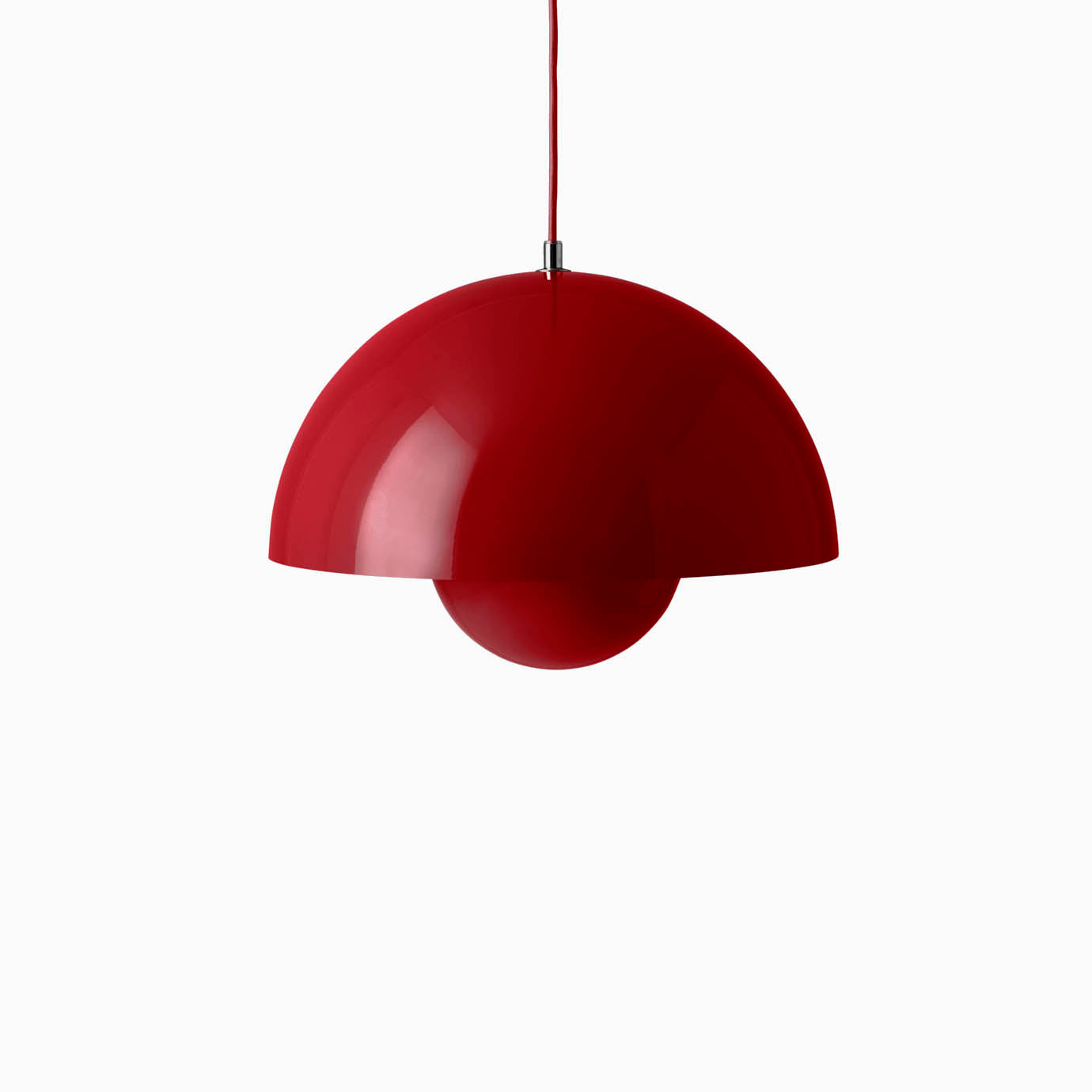 &Tradition Flowerpot Pendant VP7 Ø37cm Vermillion Red