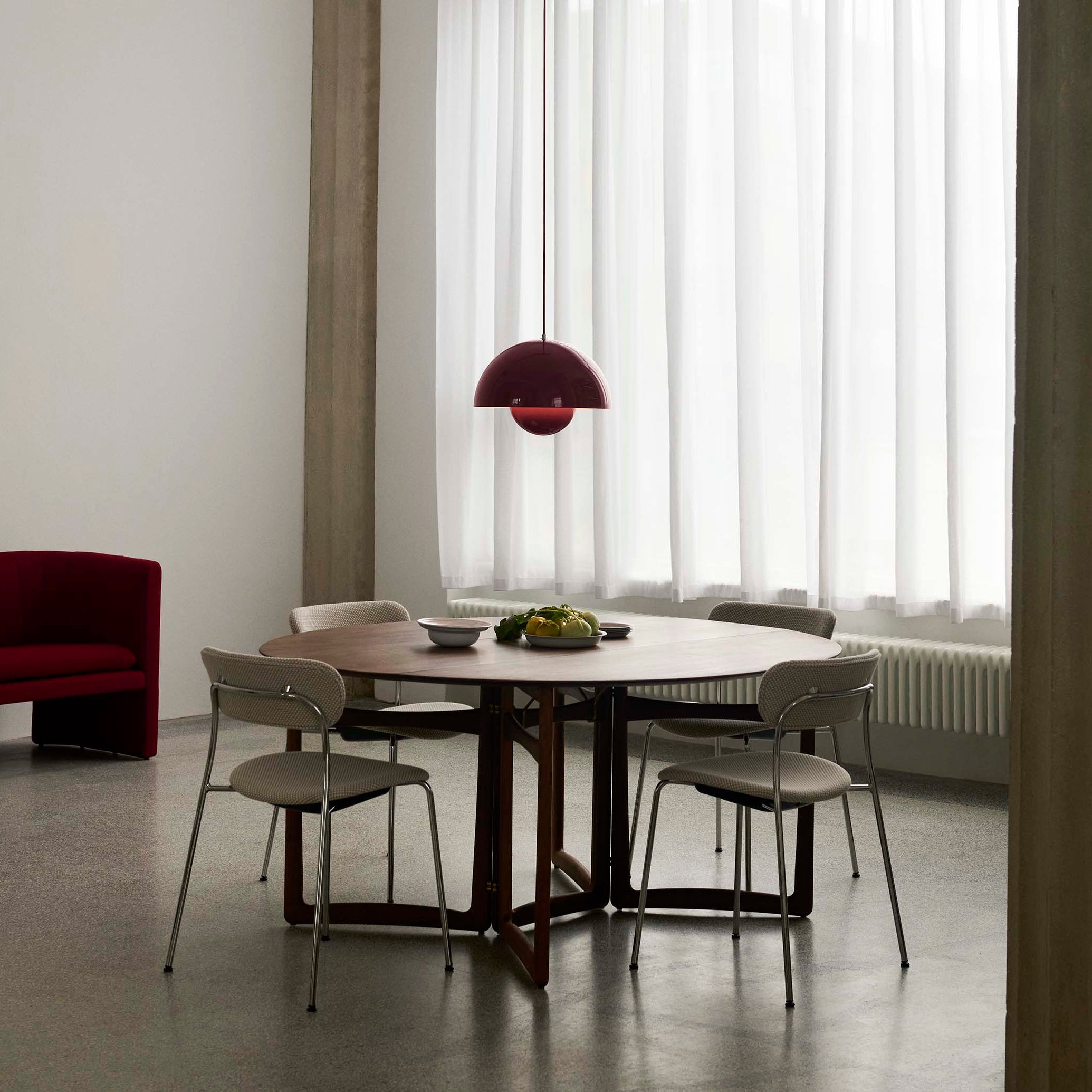 &Tradition Flowerpot Pendant VP7 Ø37cm Vermillion Red