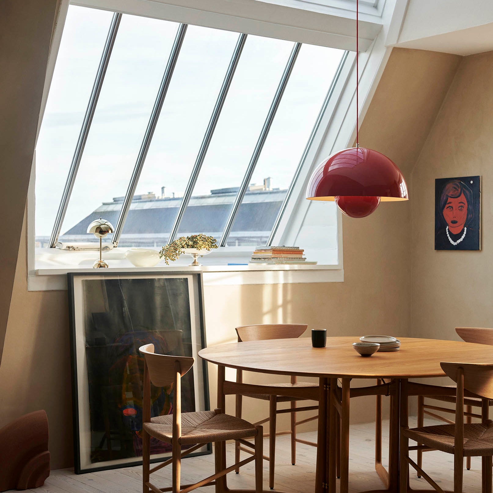 &Tradition Flowerpot Pendant VP7 Ø37cm Vermillion Red