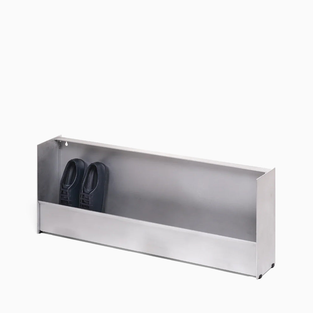 Util x JAK Shoe Rack Brushed Aluminium