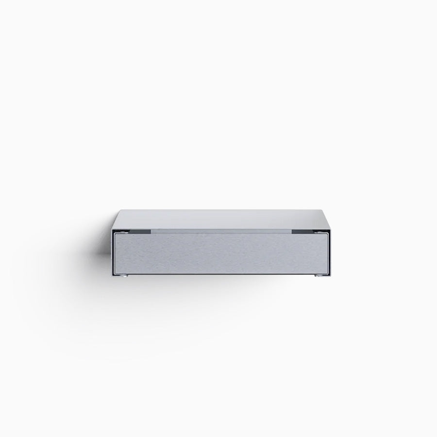 Util KGT Wall Mounted Drawer 1 Brushed Aluminium