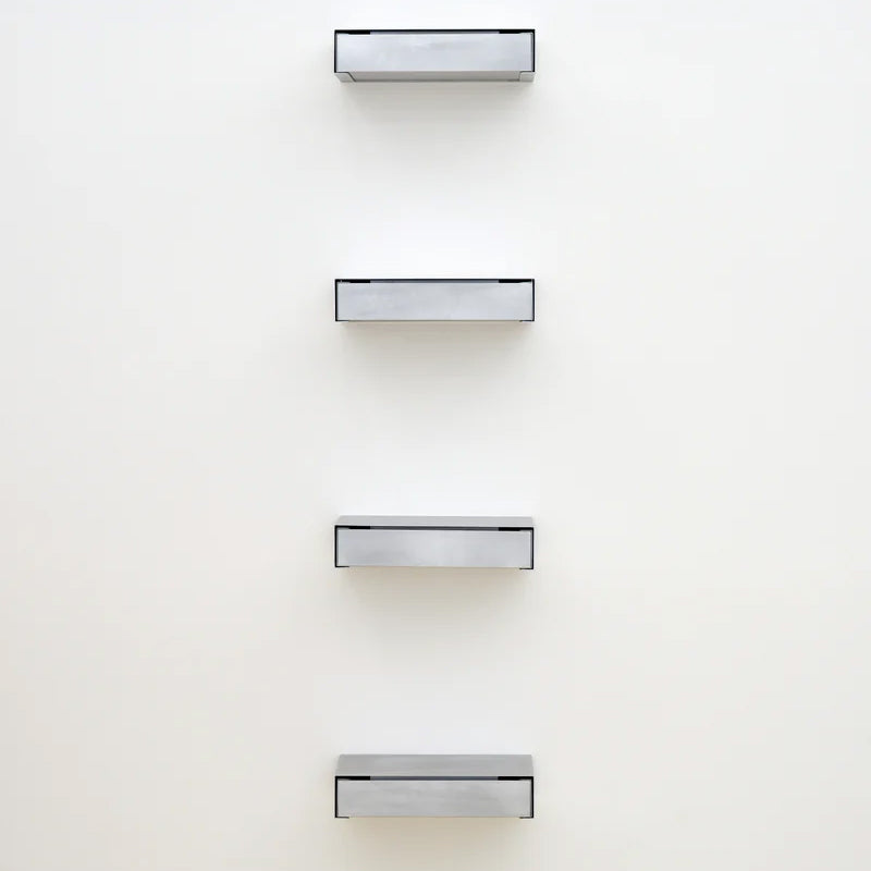 Util KGT Wall Mounted Drawer 1 Brushed Aluminium