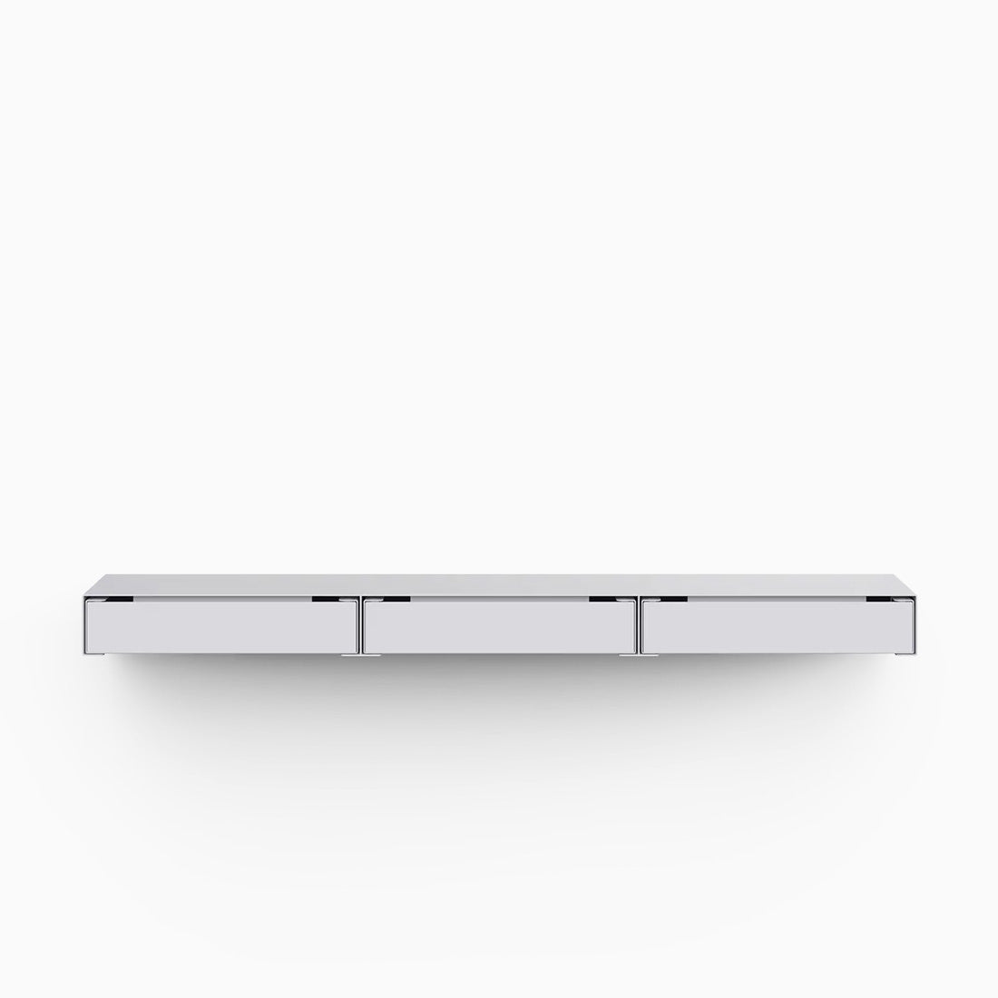 Util KGT Wall Mounted Drawer 3 - Horizontal Light Grey