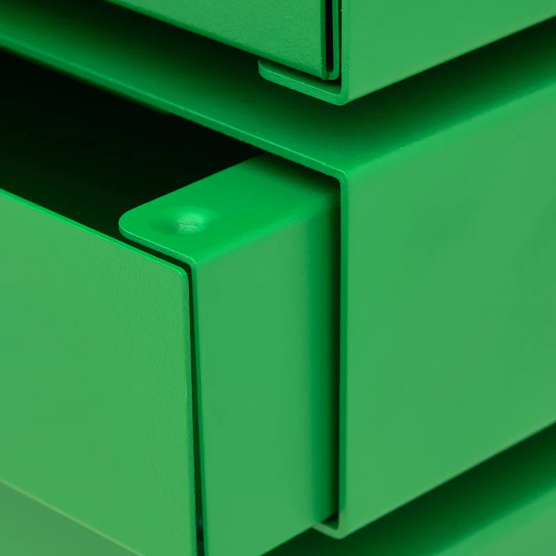 Util KGT Wall Mounted Drawer 3 - Vertical Pure Green