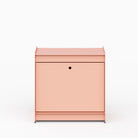 Util Plie Bedside Table with 1 Tall Drawer Coral