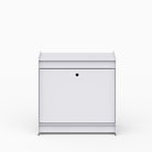 Util Plie Bedside Table with 1 Tall Drawer Light Grey