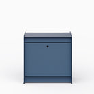 Util Plie Bedside Table with 1 Tall Drawer Midnight Blue