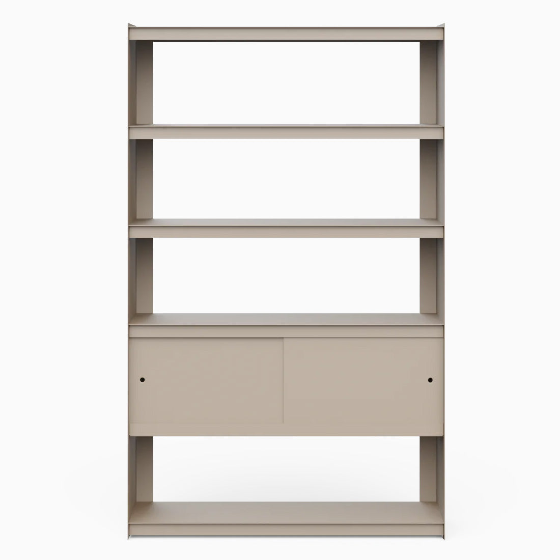 Util Plie Bookshelf 2 Doors 120cm Beige