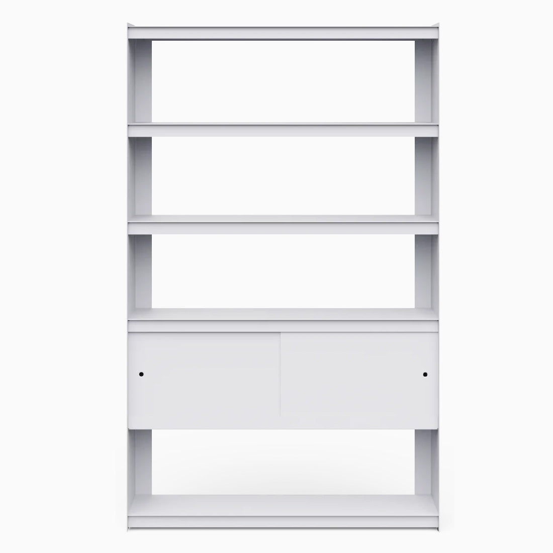 Util Plie Bookshelf 2 Doors 120cm Light Grey