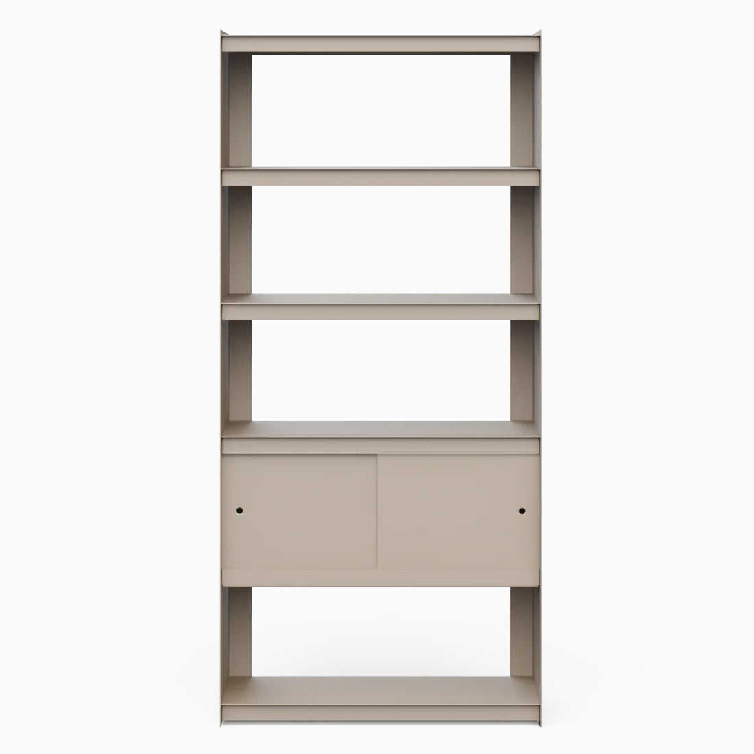 Util Plie Bookshelf 2 Doors 90cm Beige