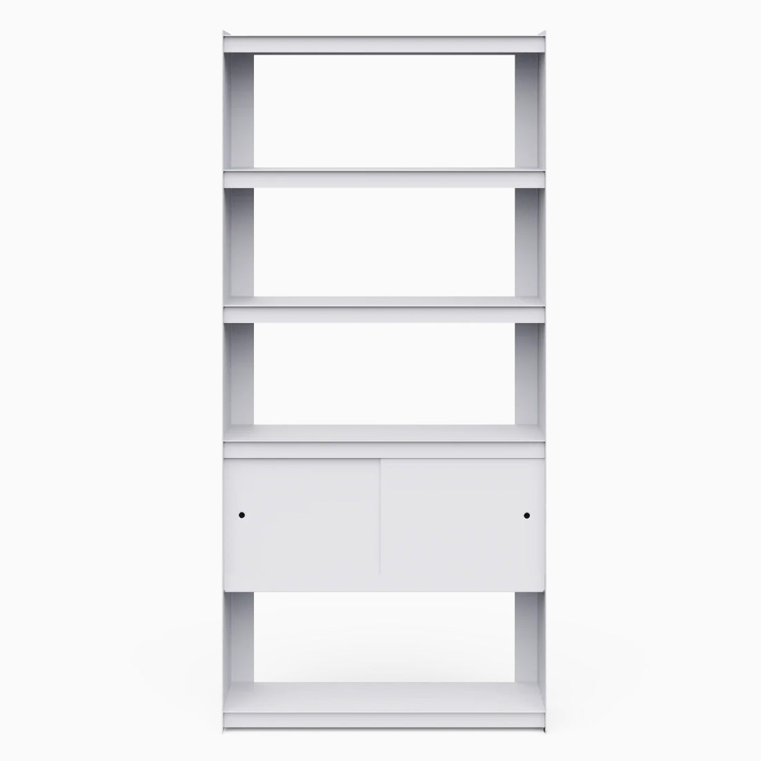 Util Plie Bookshelf 2 Doors 90cm Light Grey