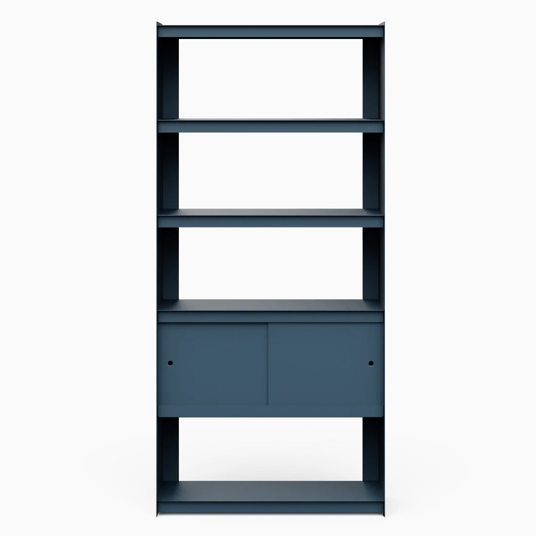 Util Plie Bookshelf 2 Doors 90cm Midnight Blue