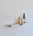 Util Plié Single Shelf 75cm Brushed Aluminium