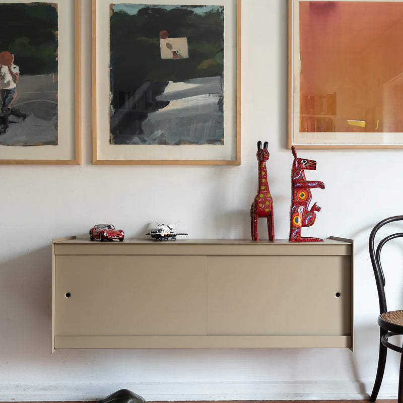 Util Plié Wall Unit 2 Doors 120cm Beige