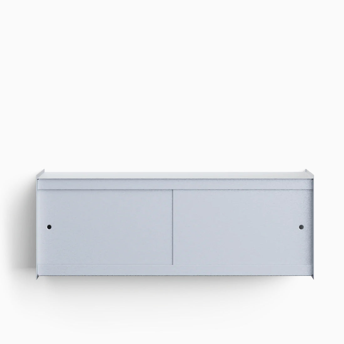 Util Plié Wall Unit 2 Doors 120cm Brushed Aluminium