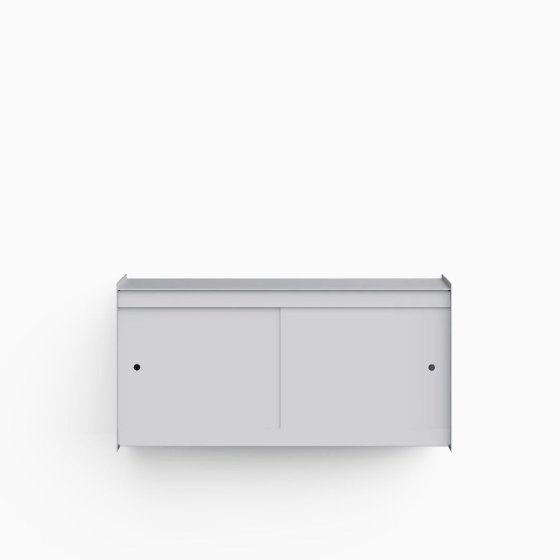 Util Plié Wall Unit 2 Doors 90cm Light Grey