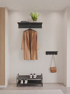 Zone A-Hallway Shelf Black