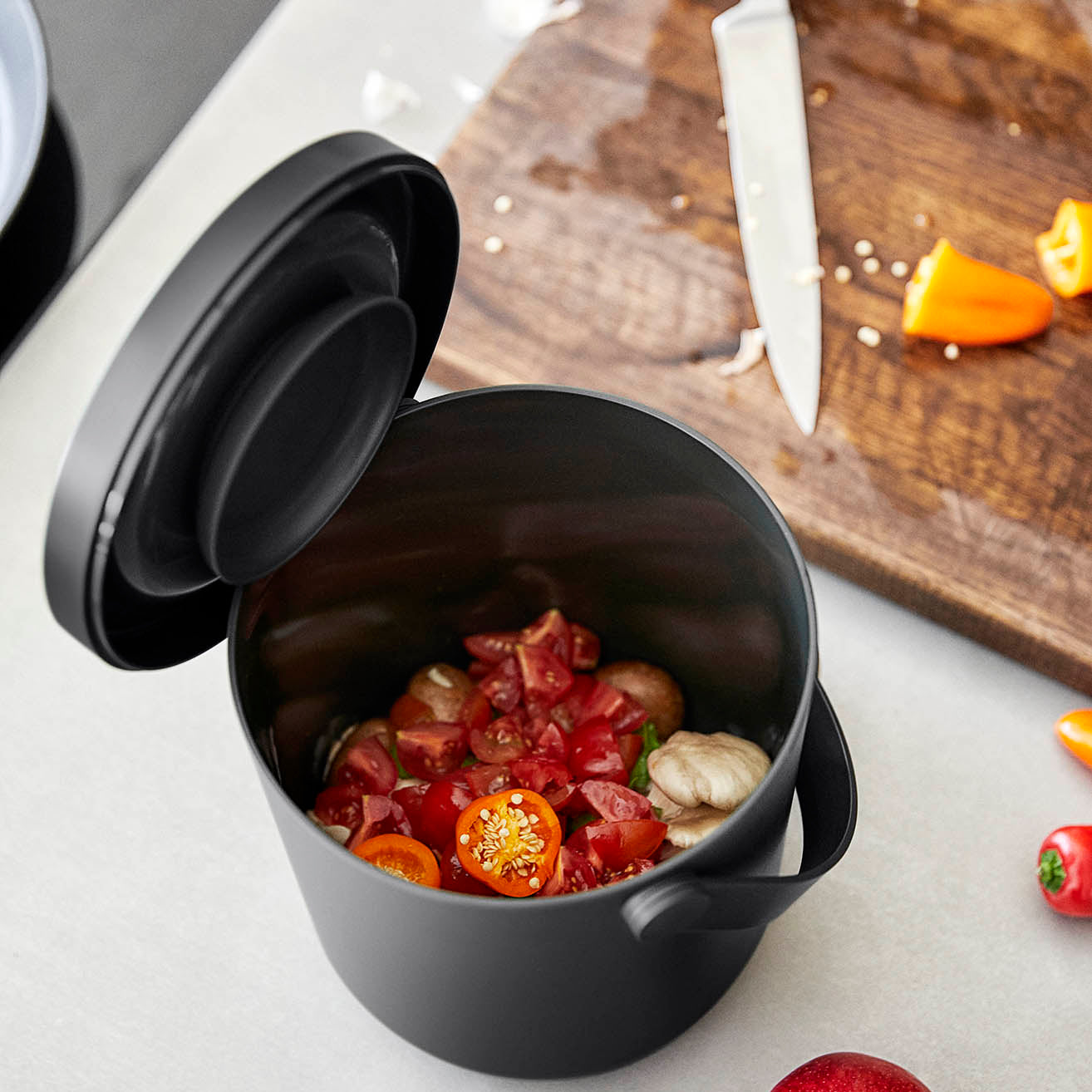 Zone Circular Bin 3L - Black