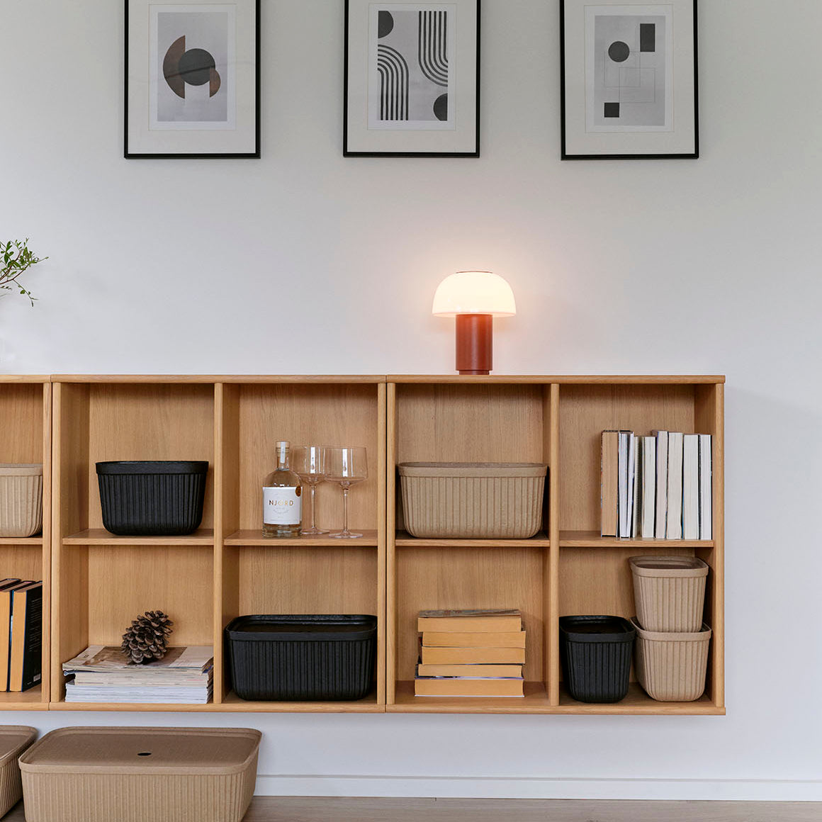 Zone Harvest Moon Lamp Terracotta