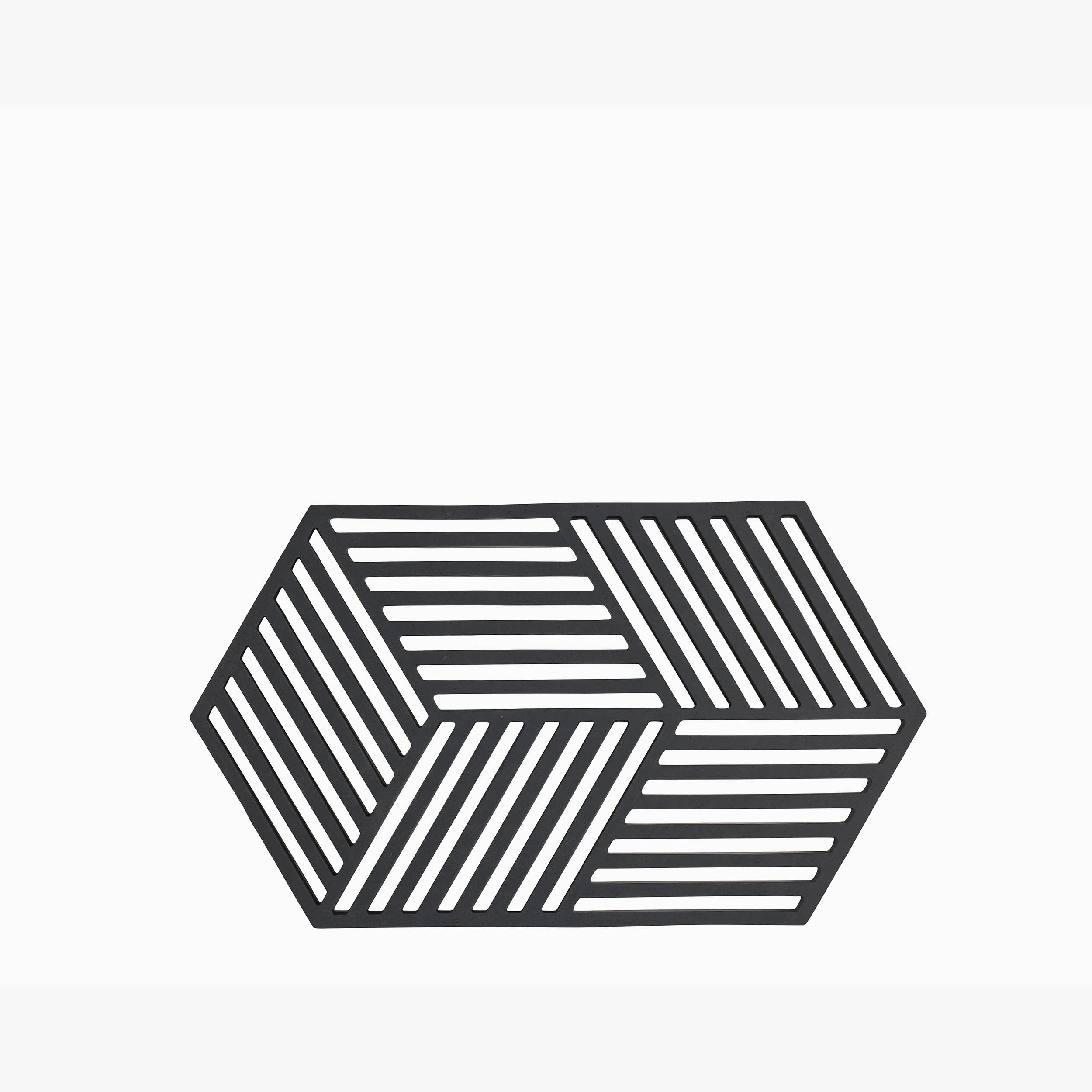 Zone Hexagon Trivet - 24cm Black
